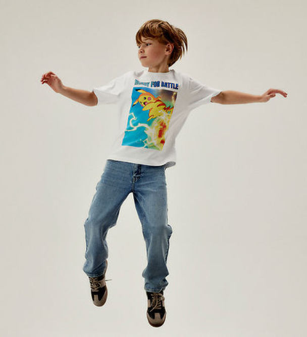NKMSkylar Pokemon t-shirt, hvit - Image 1