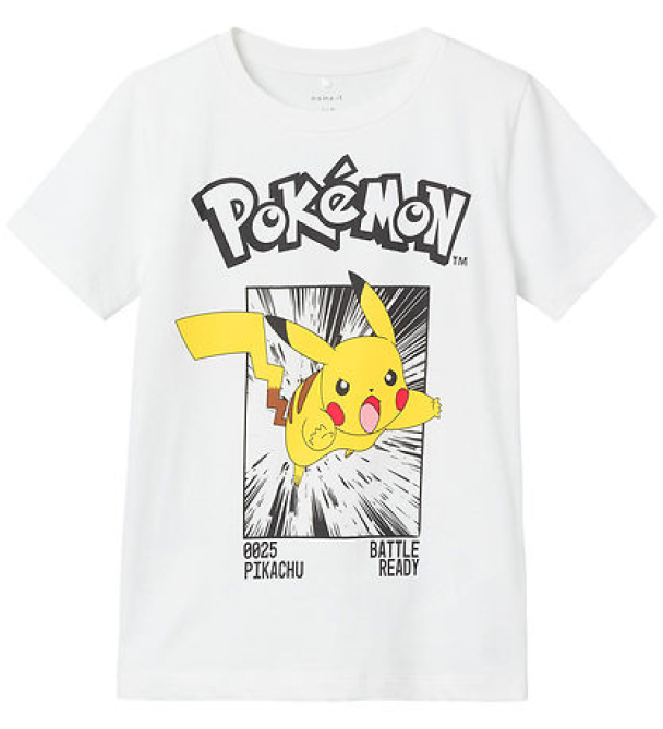 NKMNoisi Pokemon t-shirt, hvit - Image 2