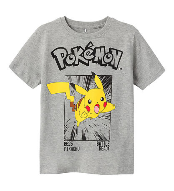 NKMNoisi Pokemon t-shirt, grå - Image 1