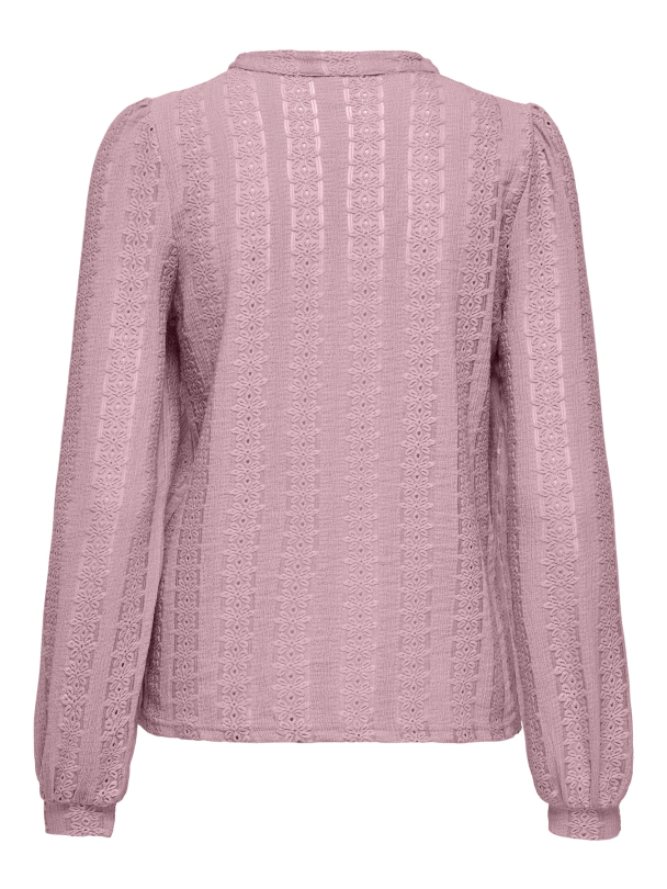 ONLMELANIE L/S SPLIT TOP JRS - Image 2