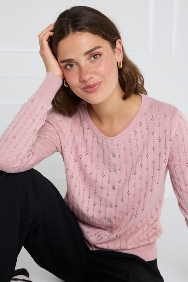 FRPointella cardigan, rosa - Image 1