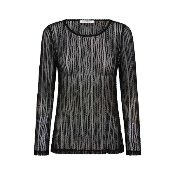 Barbcc Turtleneck Blouse Black 33202