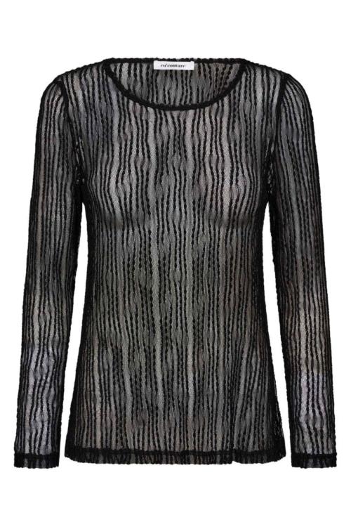 Barbcc Turtleneck Blouse Black 33202