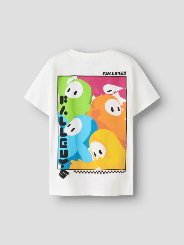 NKMAbner Fallguys t-shirt, hvit - Image 2