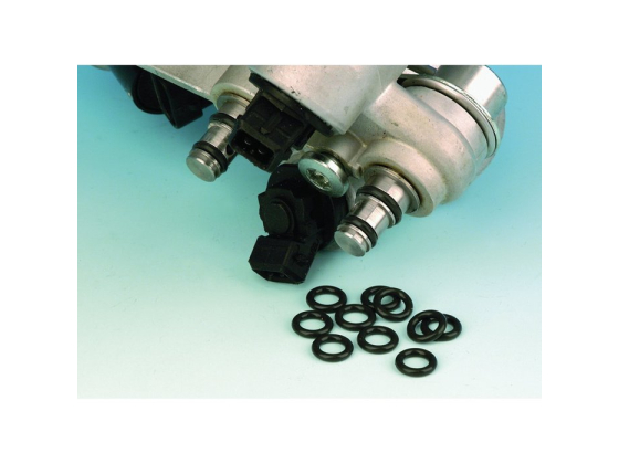 Fuel injector o-ring. Upper
