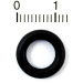 Fuel injector o-ring. Upper