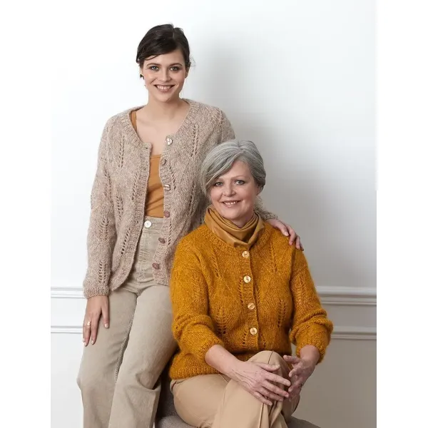 173-09 Jakke med bladmønster