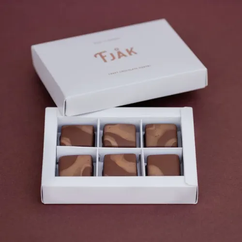 Brunost Karameller - Eske med 6 stk, Fjåk