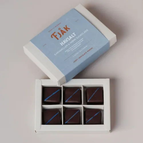 Salt Karameller - Eske med 6 stk Fjåk