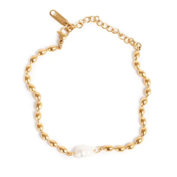 Armband m/ferskvannsperle