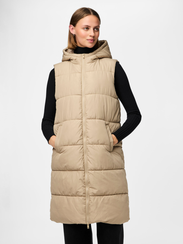 PCBEE NEW LONG PUFFER VEST NOOS BC - Image 5