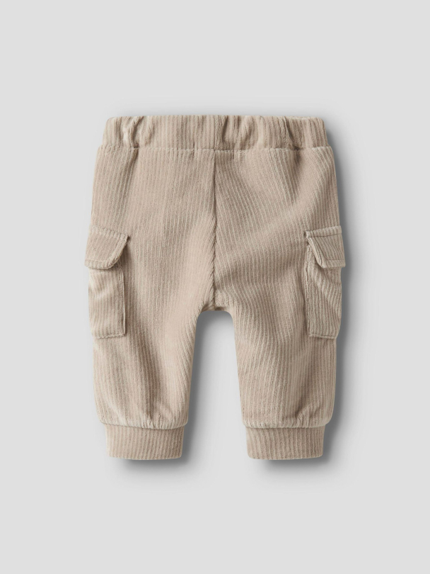 NBMRonny fløyelsbukse, beige - Image 2