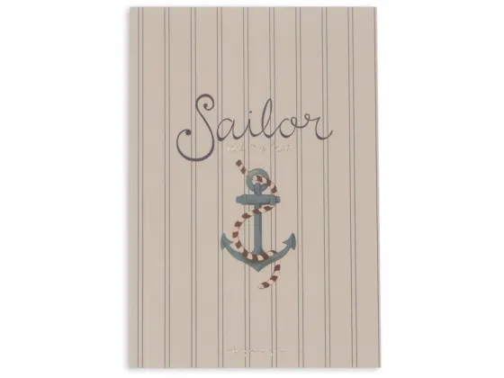 Fargeleggingsbok Mini, Sail Away - Konges Sløjd