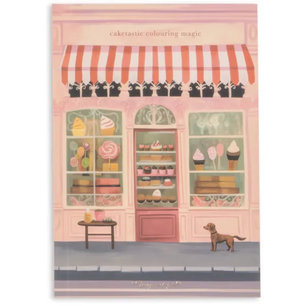 Fargeleggingsbok Mini, Pink - Konges Sløjd