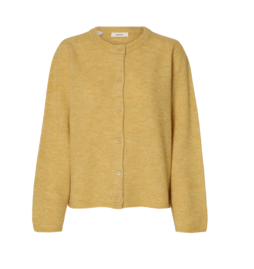 Lulu New Knit Cardigan - Ochre