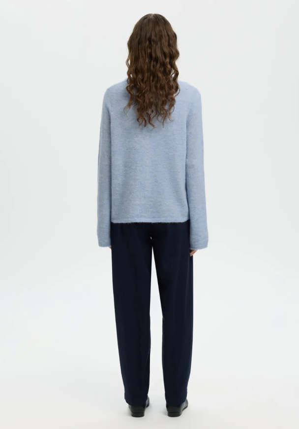 Lulu New Knit Cardigan - Cashmere Blue  - Image 2