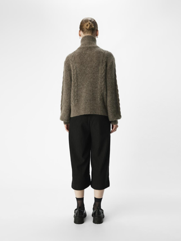 OBJNete cardigan, grå - Image 2