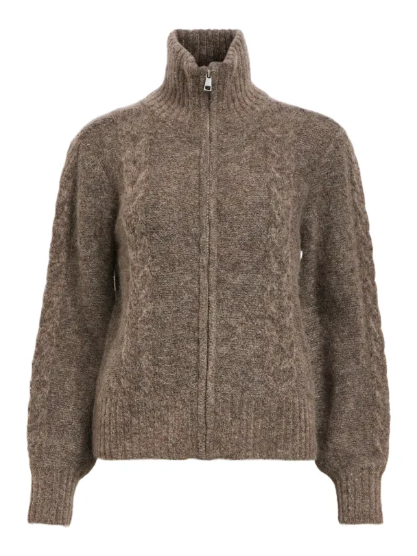 OBJNete cardigan, grå - Image 5