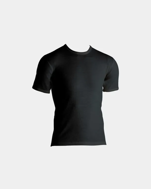 Dovre ull t-skjorte, svart - Image 1