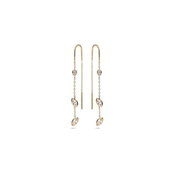 Swift Earrings 02 Goldplated Silver - Pair