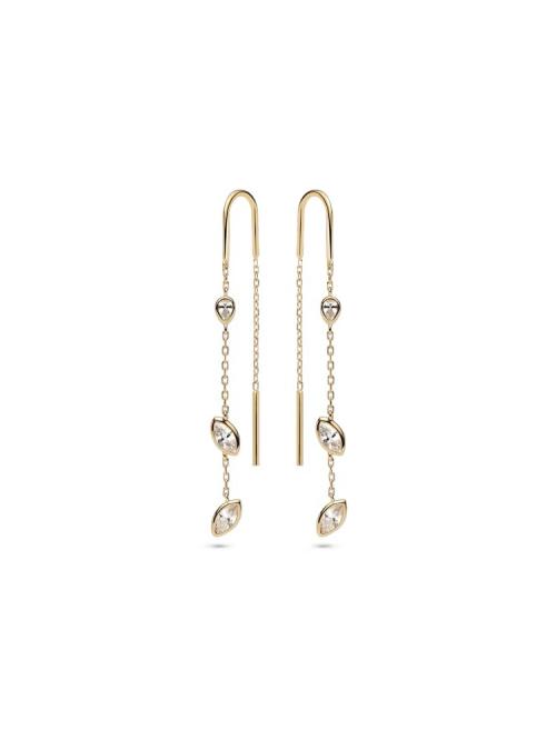 Swift Earrings 02 Goldplated Silver - Pair