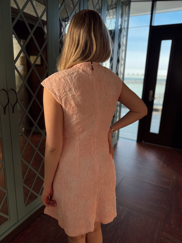 Mesh Mini Dress - Orchid Ice  - Image 2