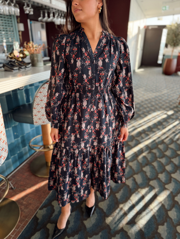 Bohemian Belt Dress - Midnight Paisley  - Image 1