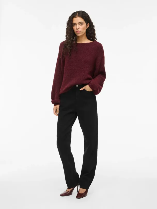 VIMarley knit pullover, burgunder - Image 2