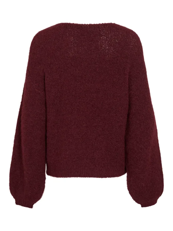 VIMarley knit pullover, burgunder - Image 4