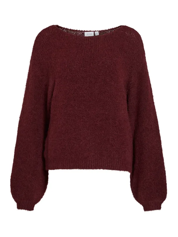 VIMarley knit pullover, burgunder - Image 5