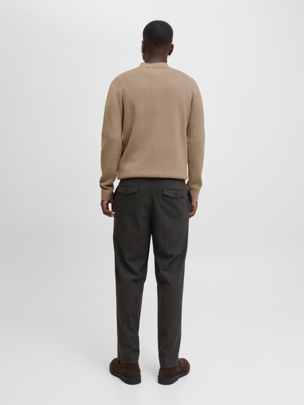 JPRBLAMILANO STITCH KNIT ZIP POLO SN - Image 2