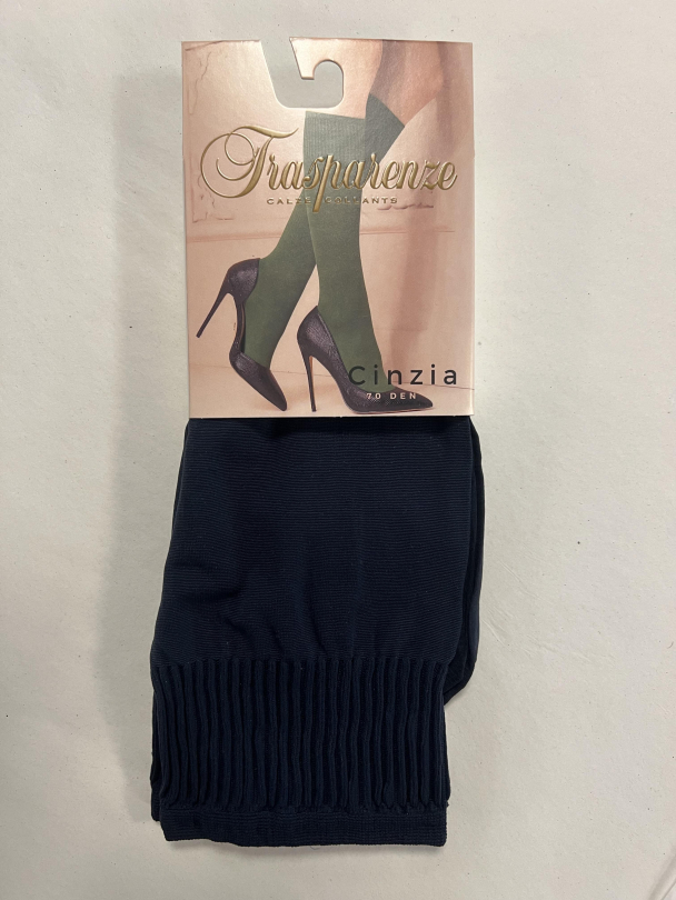 Cinzia knestrømper, marine