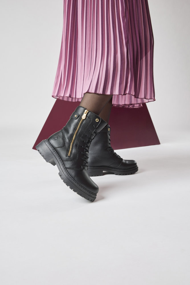 Rieker vintersko med snøring og glidelås - Image 16