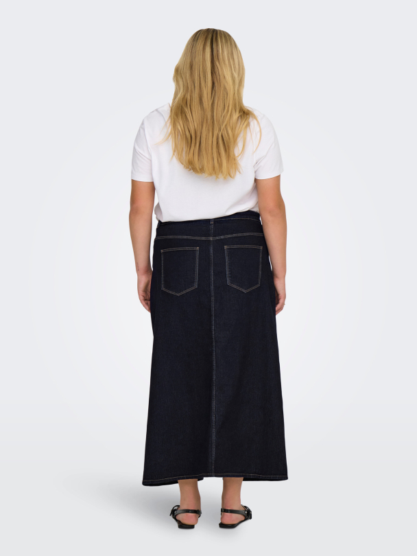 CARVERA MAXI SLIT SKIRT DNM PIM147 - Image 2