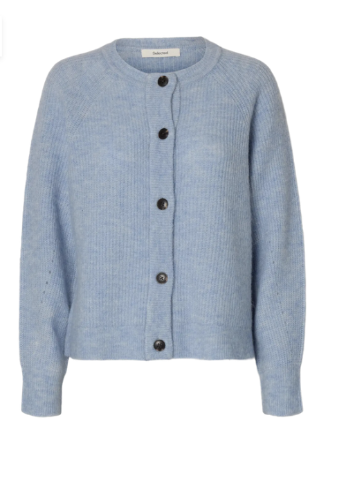 Lulu Knit Short Cardigan - Cashmere