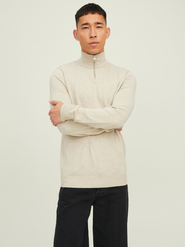 JJEEMIL Knit Half Zip - Image 6