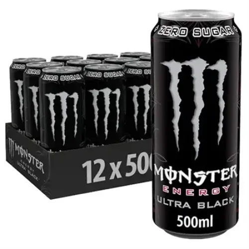 MONSTER ENERGY ULTRA BLACK 500ml