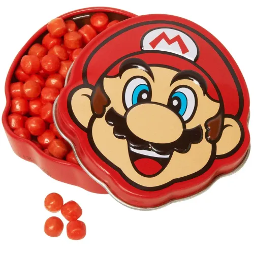 NINTENDO SUPER MARIO BROS BRICK BREAKIN CANDY TIN 17g
