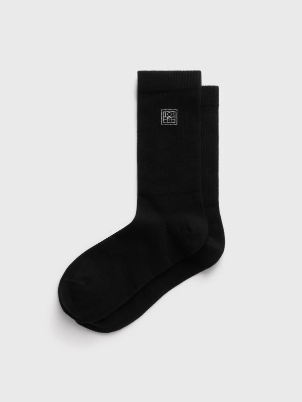 Monogram Socks Black - Image 1
