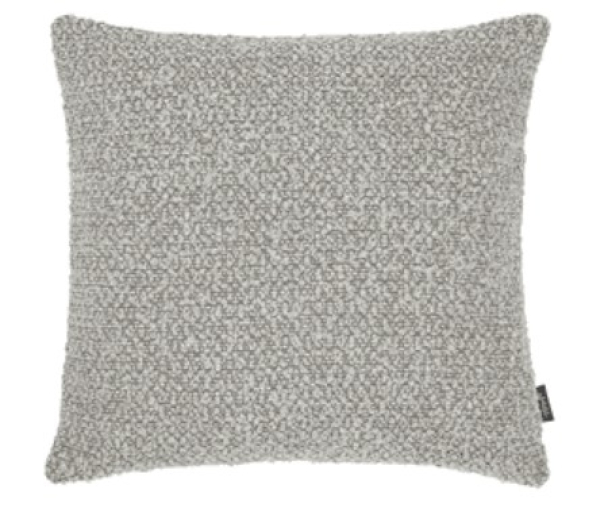 Boucle 45x45 Moment Putetrekk lys grå