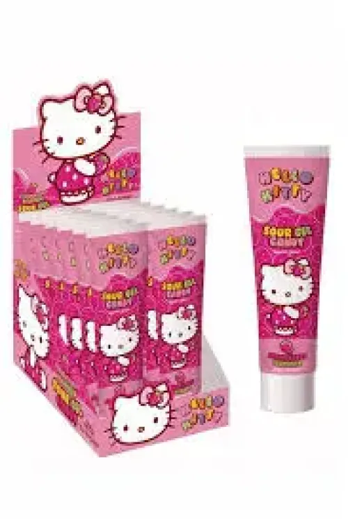 HELLO KITTY SOUR GEL CANDY TUBE 35g