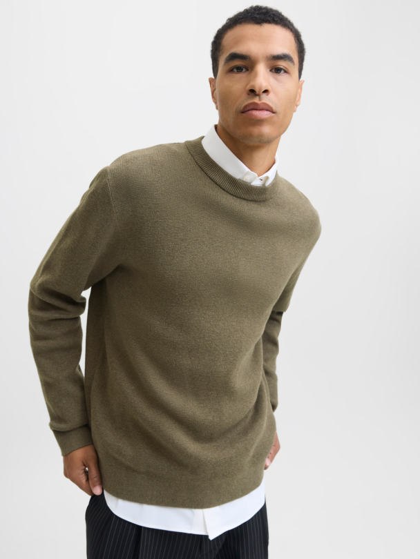 JPRBLAMILANO STITCH KNIT CREW NECK SN - Image 3