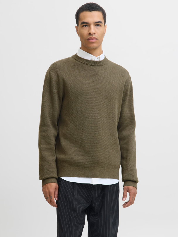 JPRBLAMILANO STITCH KNIT CREW NECK SN - Image 4