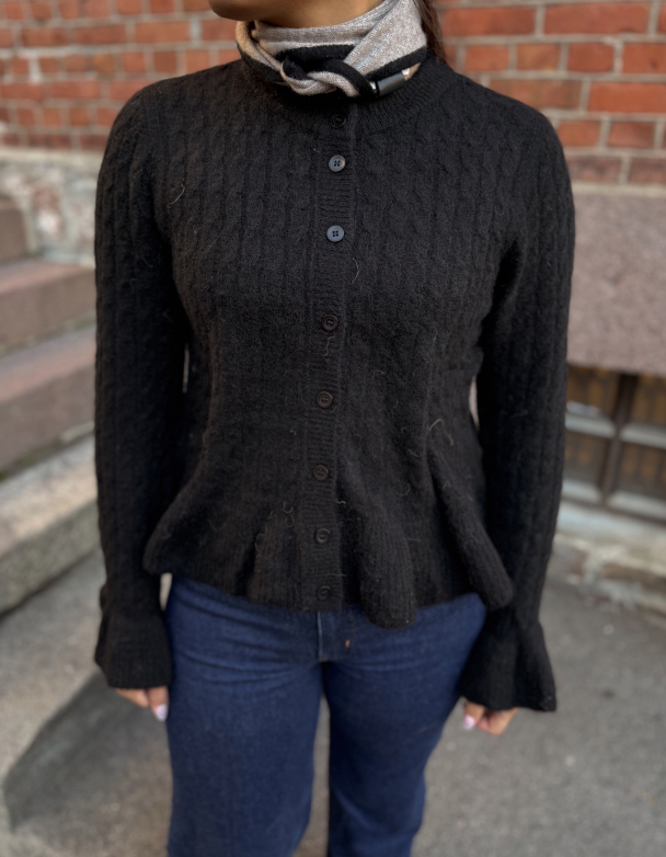 Numa Knit Cardigan - Black - Image 1