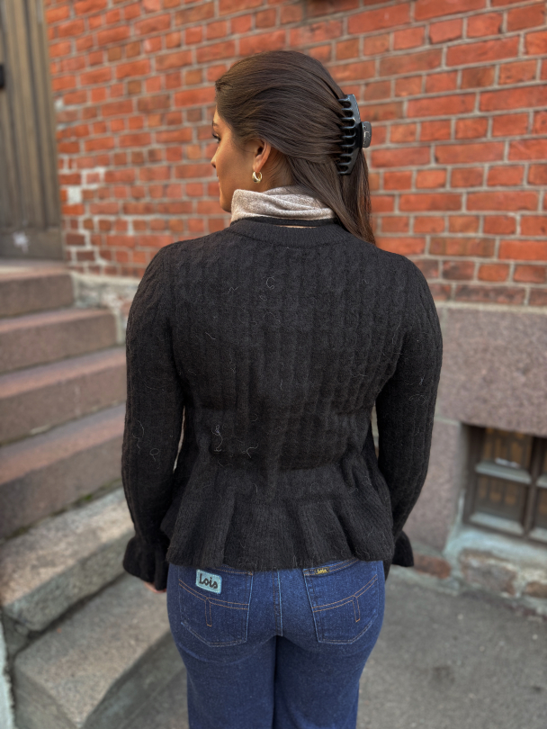 Numa Knit Cardigan - Black - Image 5