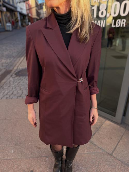 Lisa Blazer Dress - Fig