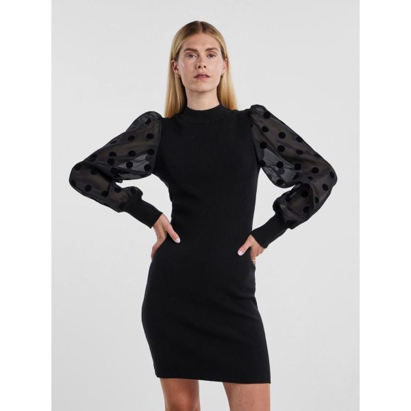 Dotme Knit Dress - Black 