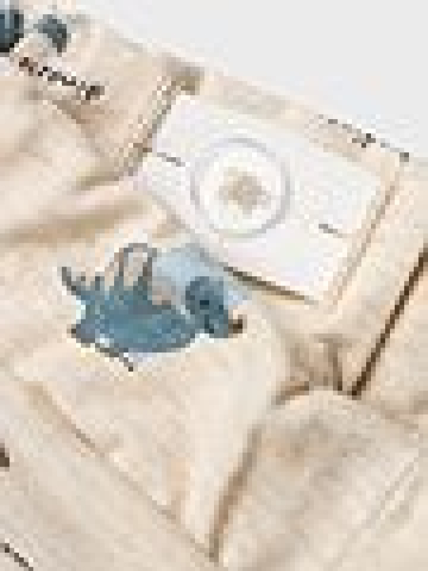 NBMDinos bukse, beige - Image 2