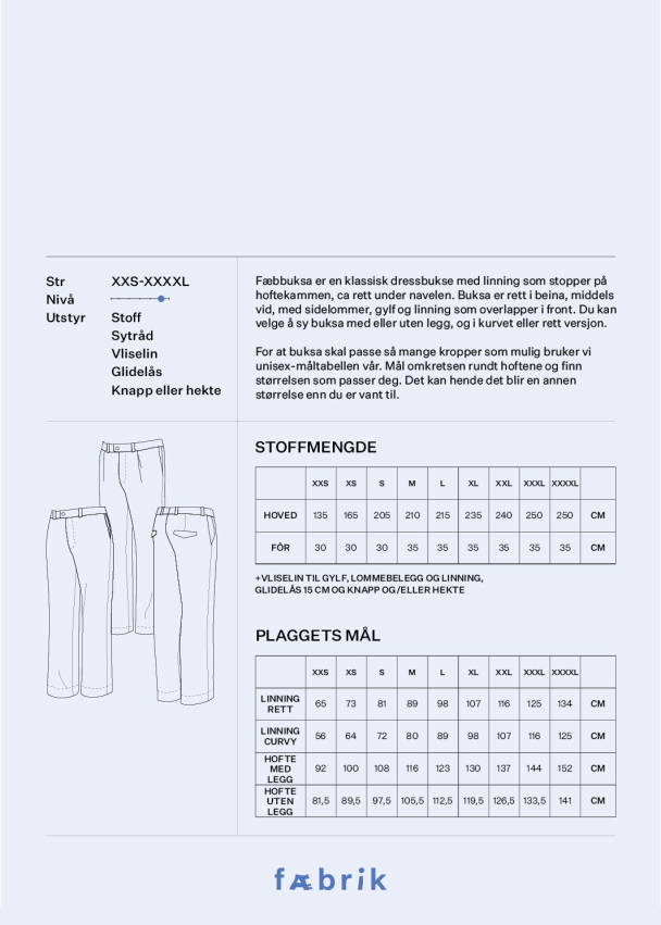 Fæbrik-  Fæbbuksa - Image 2