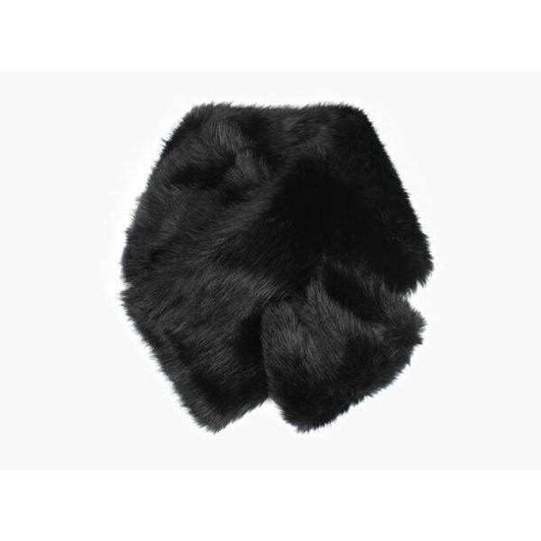 Angela Skjerf i Fjuskepels - Sort 